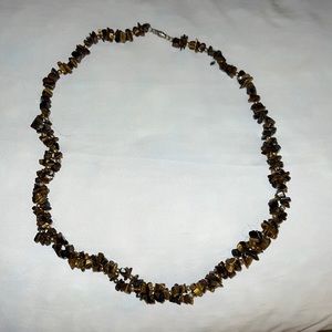 Crystal Tigers eye necklace